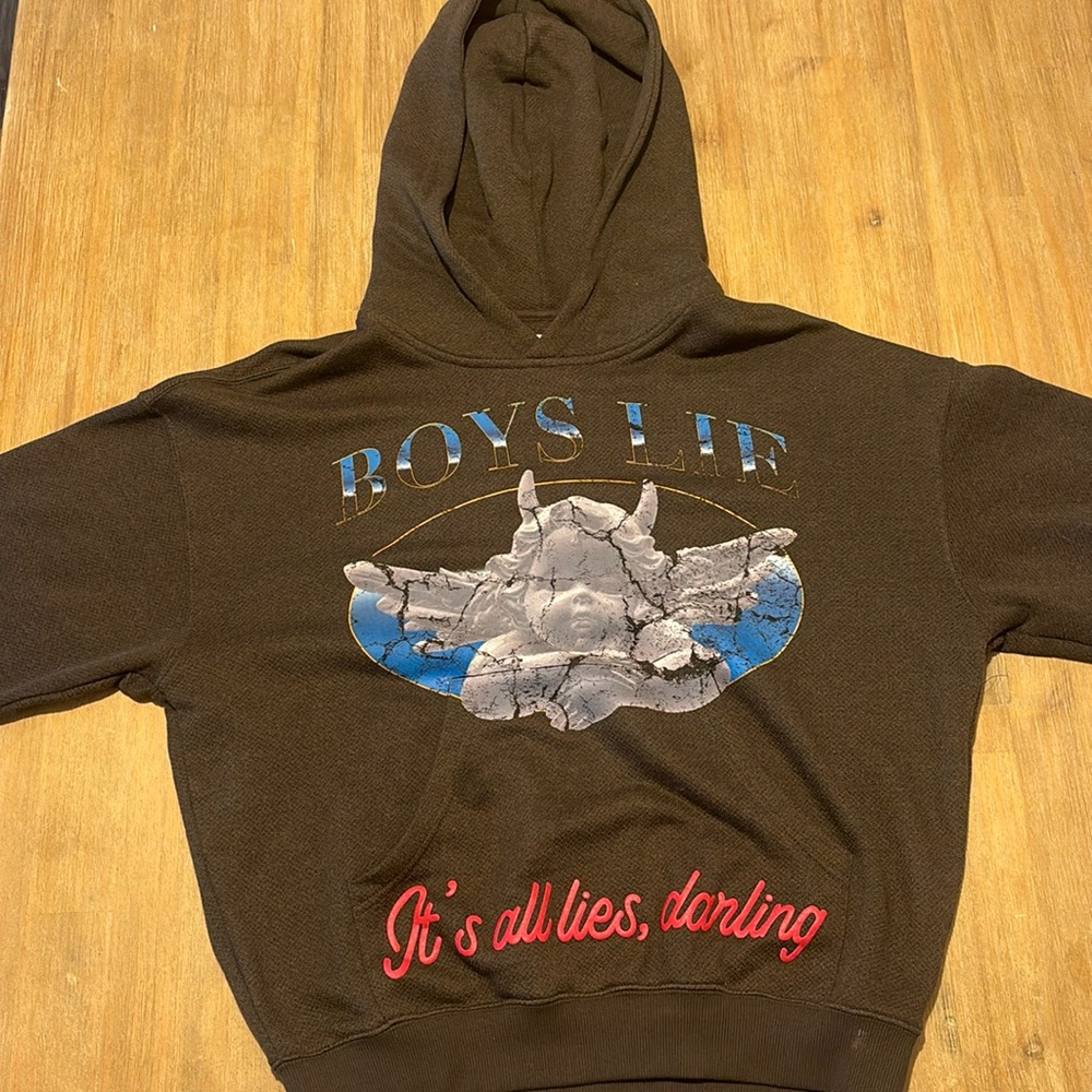 Boys Lie Racer Hoodie